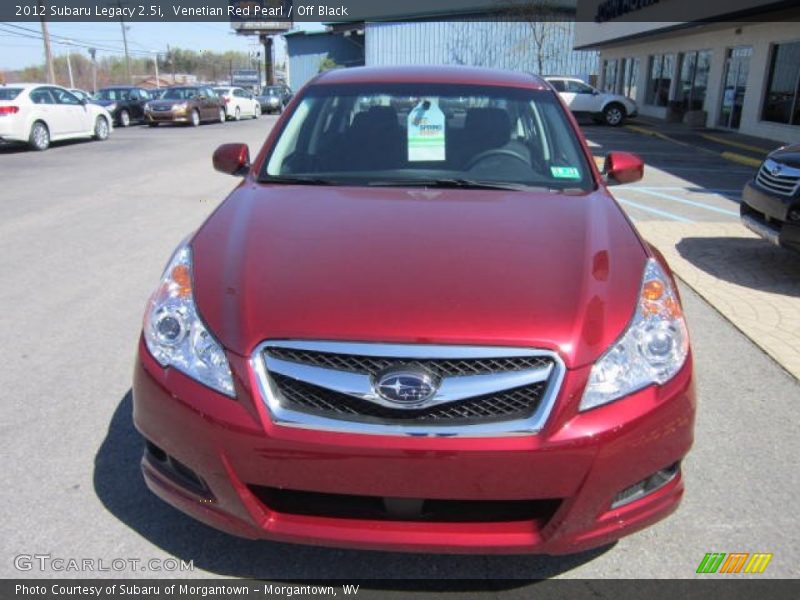 Venetian Red Pearl / Off Black 2012 Subaru Legacy 2.5i