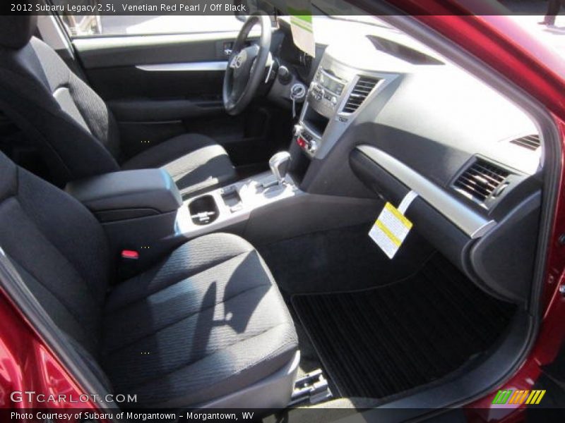 Venetian Red Pearl / Off Black 2012 Subaru Legacy 2.5i