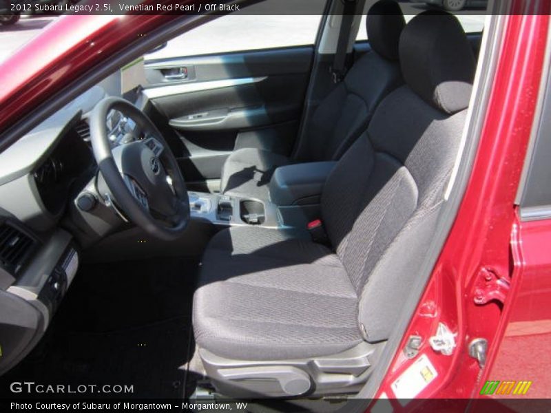 Venetian Red Pearl / Off Black 2012 Subaru Legacy 2.5i
