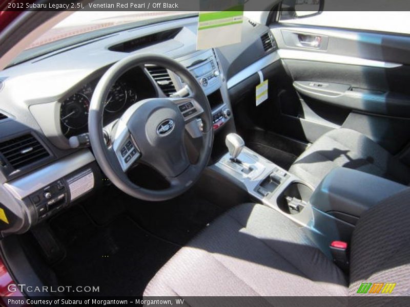 Venetian Red Pearl / Off Black 2012 Subaru Legacy 2.5i