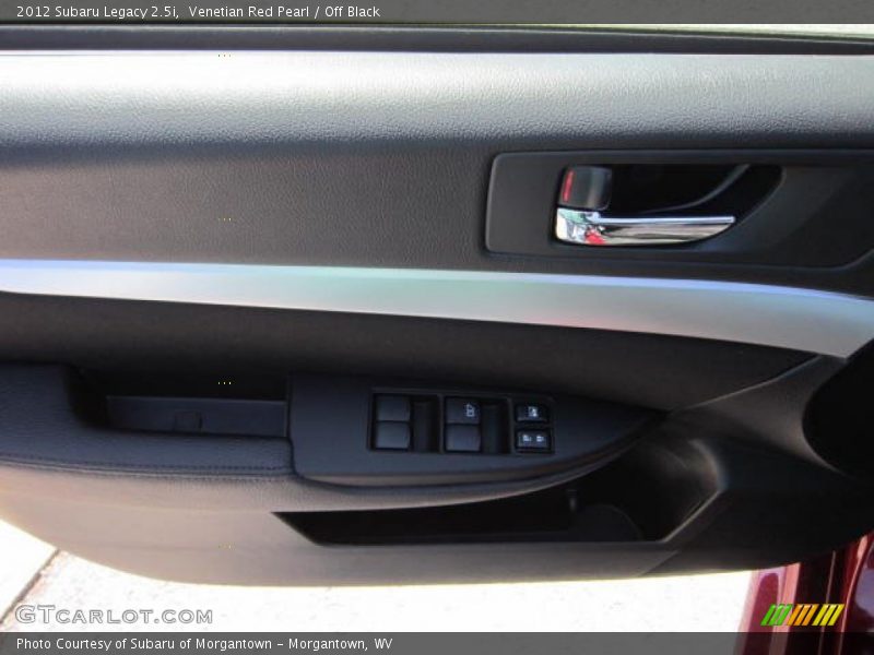 Venetian Red Pearl / Off Black 2012 Subaru Legacy 2.5i