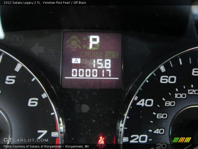 Venetian Red Pearl / Off Black 2012 Subaru Legacy 2.5i
