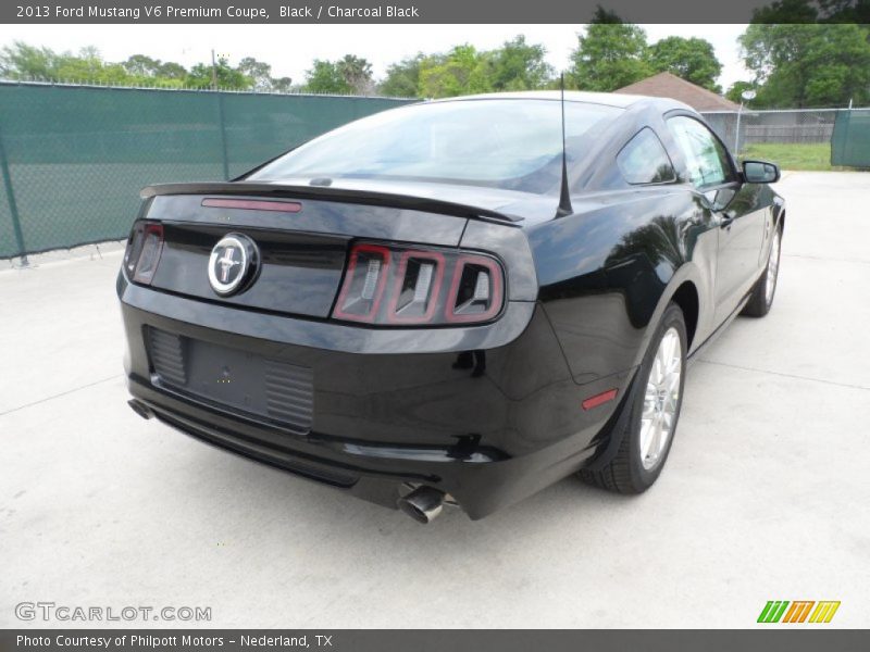 Black / Charcoal Black 2013 Ford Mustang V6 Premium Coupe