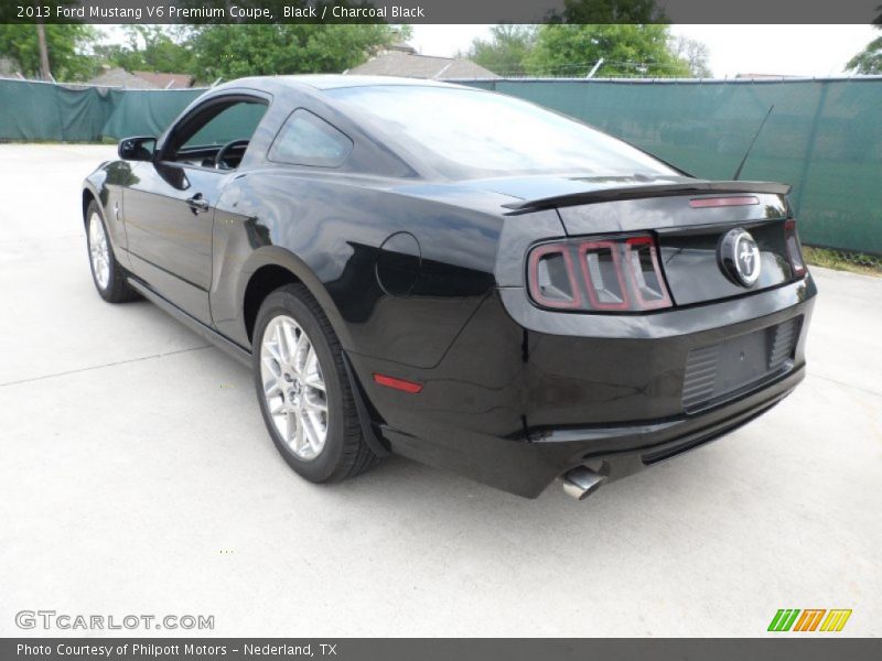 Black / Charcoal Black 2013 Ford Mustang V6 Premium Coupe
