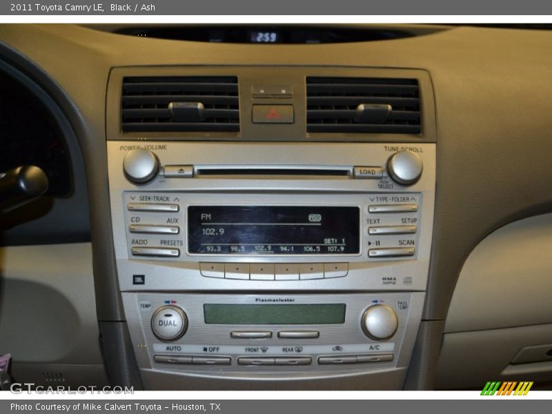 Black / Ash 2011 Toyota Camry LE