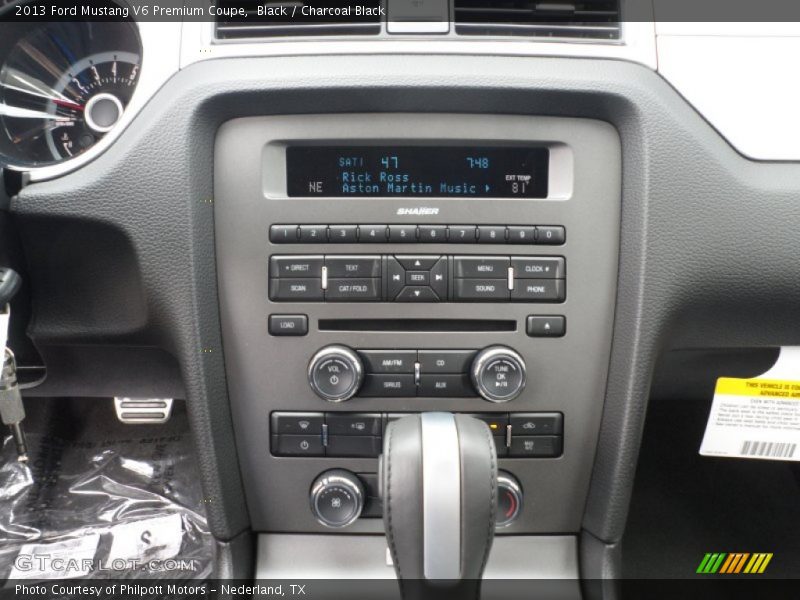 Controls of 2013 Mustang V6 Premium Coupe