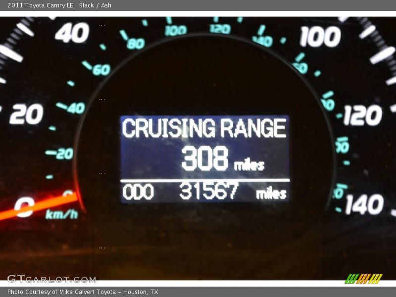 Black / Ash 2011 Toyota Camry LE