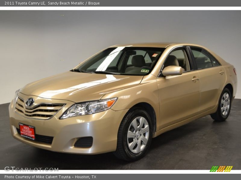Sandy Beach Metallic / Bisque 2011 Toyota Camry LE