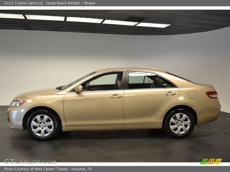 Sandy Beach Metallic / Bisque 2011 Toyota Camry LE