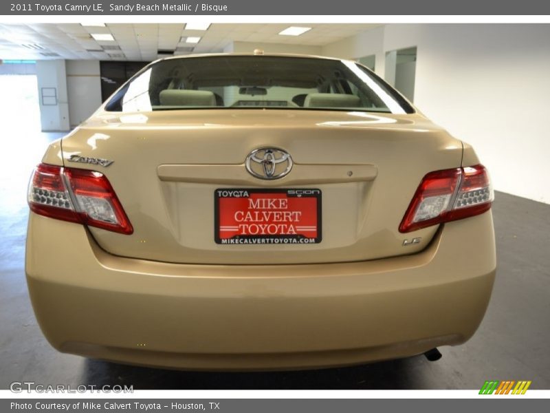 Sandy Beach Metallic / Bisque 2011 Toyota Camry LE