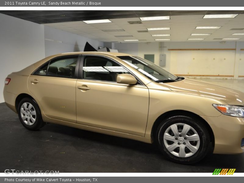 Sandy Beach Metallic / Bisque 2011 Toyota Camry LE