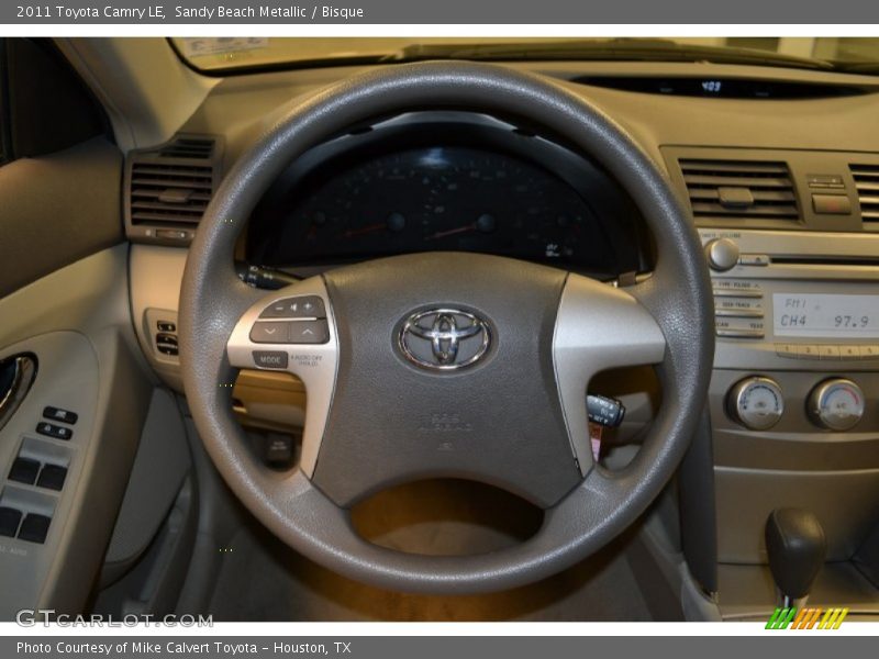 Sandy Beach Metallic / Bisque 2011 Toyota Camry LE