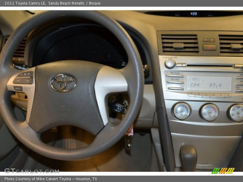 Sandy Beach Metallic / Bisque 2011 Toyota Camry LE