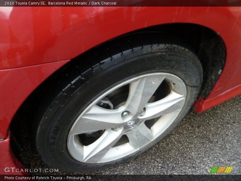 Barcelona Red Metallic / Dark Charcoal 2010 Toyota Camry SE