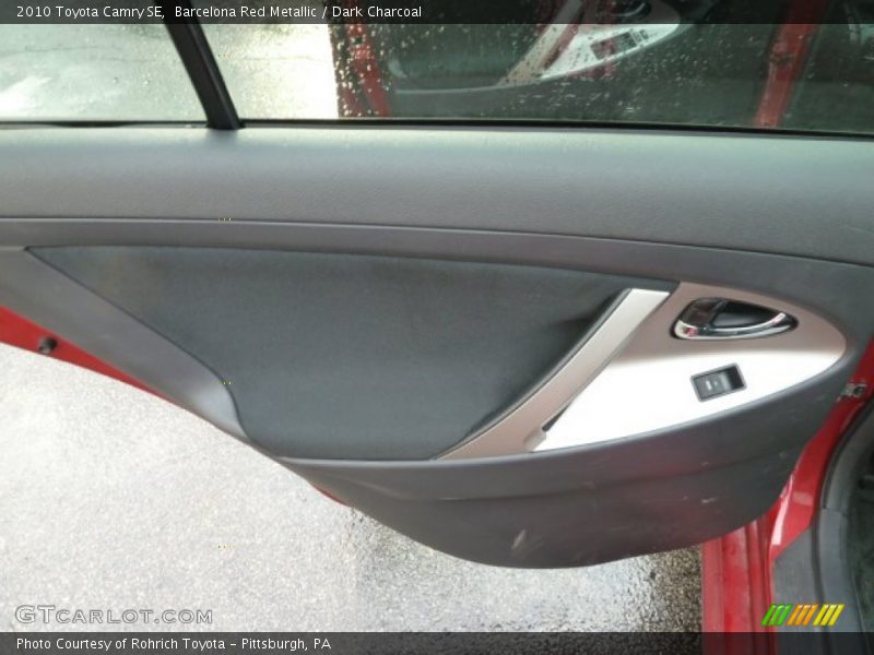 Barcelona Red Metallic / Dark Charcoal 2010 Toyota Camry SE