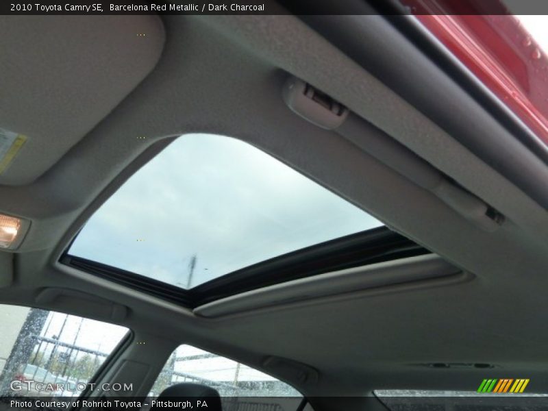 Barcelona Red Metallic / Dark Charcoal 2010 Toyota Camry SE