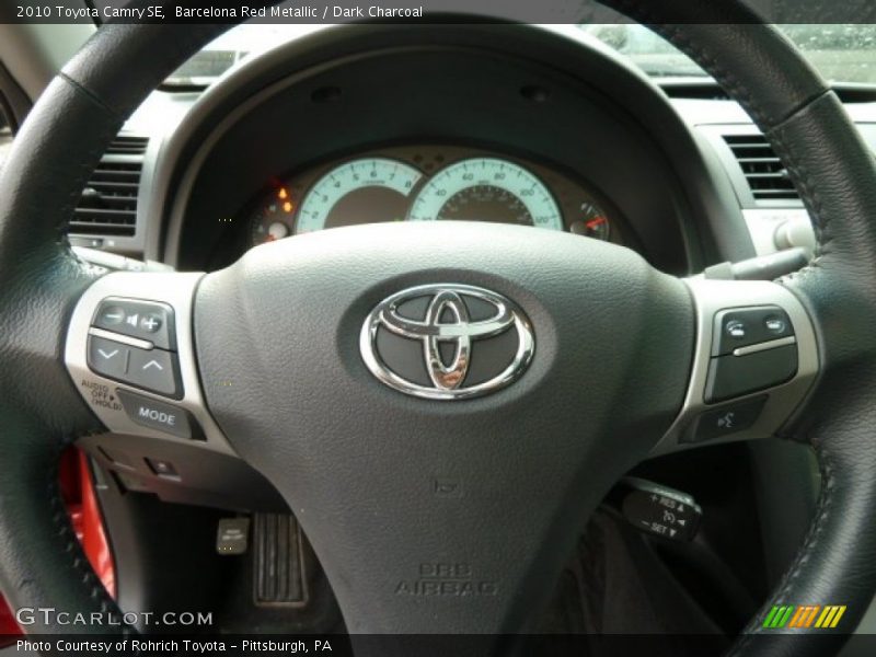 Barcelona Red Metallic / Dark Charcoal 2010 Toyota Camry SE
