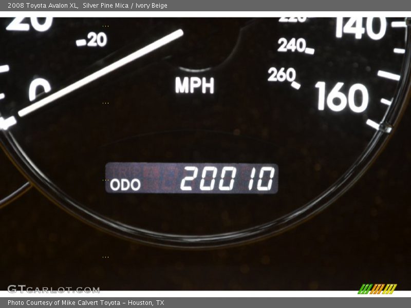Silver Pine Mica / Ivory Beige 2008 Toyota Avalon XL