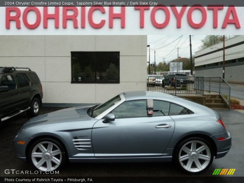 Sapphire Silver Blue Metallic / Dark Slate Gray 2004 Chrysler Crossfire Limited Coupe