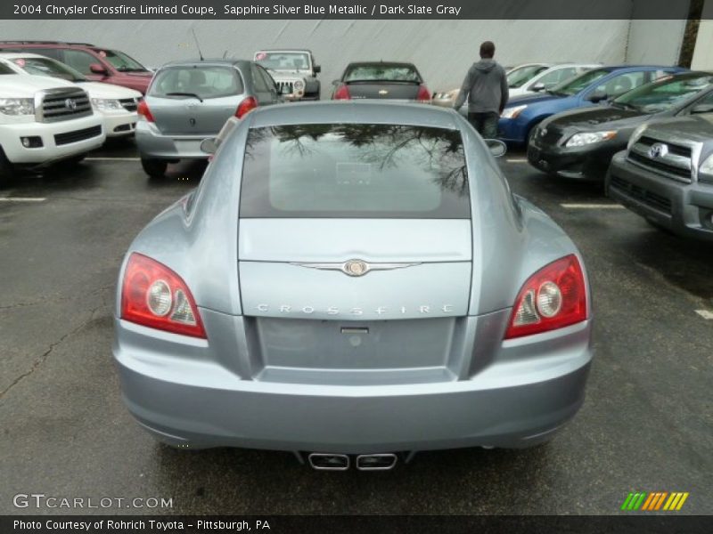 Sapphire Silver Blue Metallic / Dark Slate Gray 2004 Chrysler Crossfire Limited Coupe