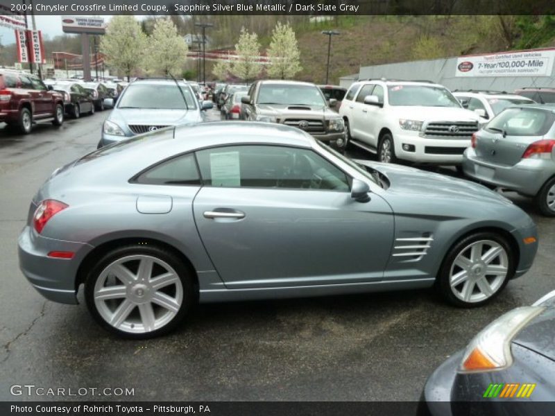 Sapphire Silver Blue Metallic / Dark Slate Gray 2004 Chrysler Crossfire Limited Coupe