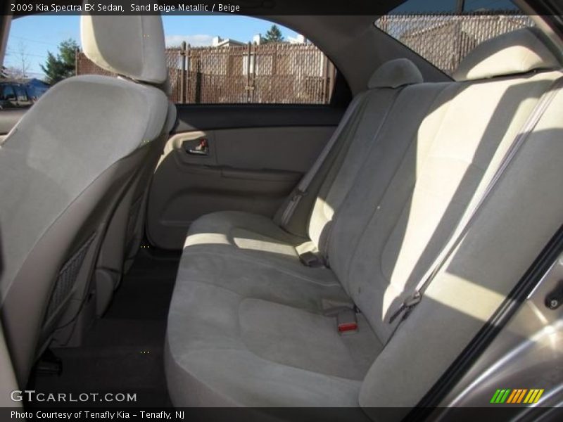 Sand Beige Metallic / Beige 2009 Kia Spectra EX Sedan