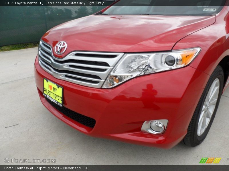 Barcelona Red Metallic / Light Gray 2012 Toyota Venza LE