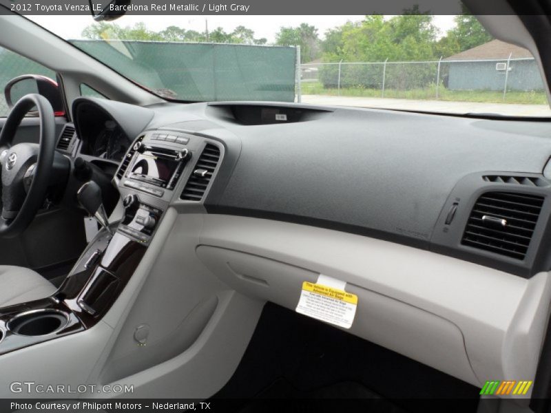 Barcelona Red Metallic / Light Gray 2012 Toyota Venza LE