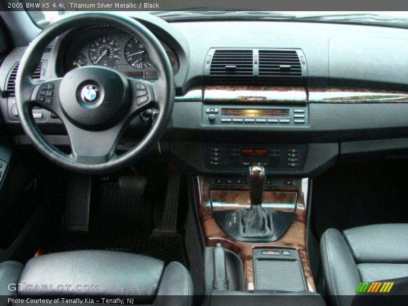 Titanium Silver Metallic / Black 2005 BMW X5 4.4i