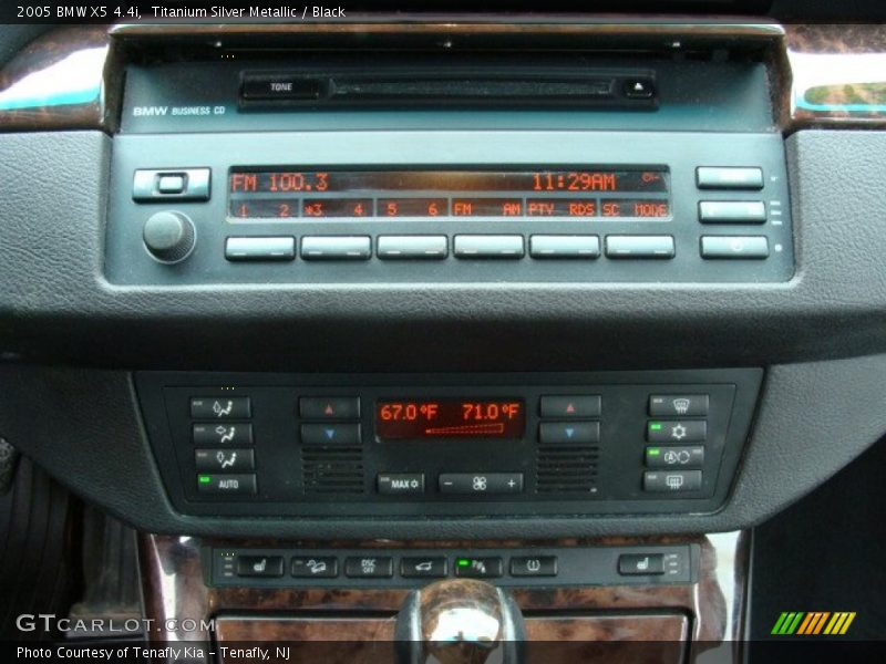 Titanium Silver Metallic / Black 2005 BMW X5 4.4i