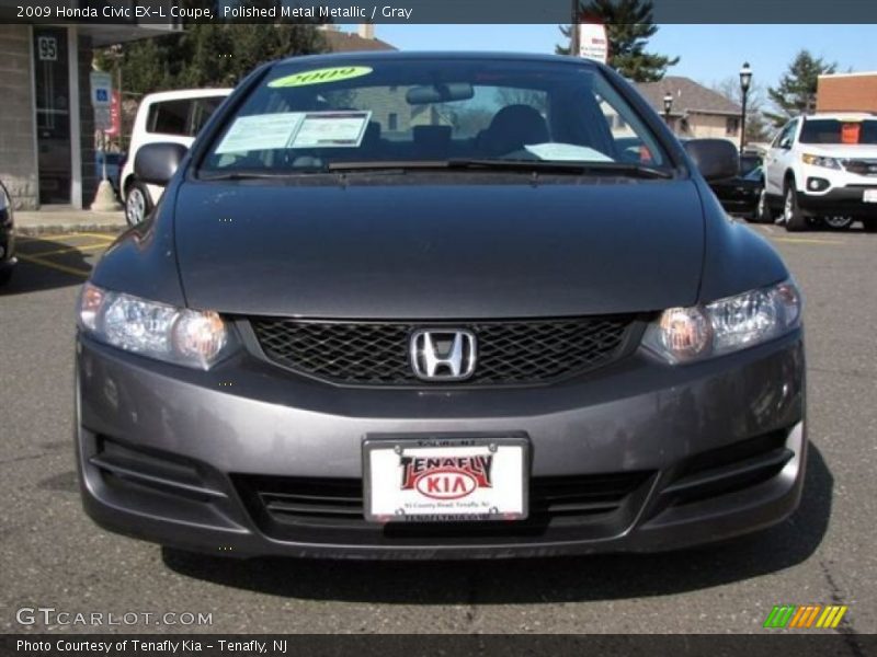 Polished Metal Metallic / Gray 2009 Honda Civic EX-L Coupe