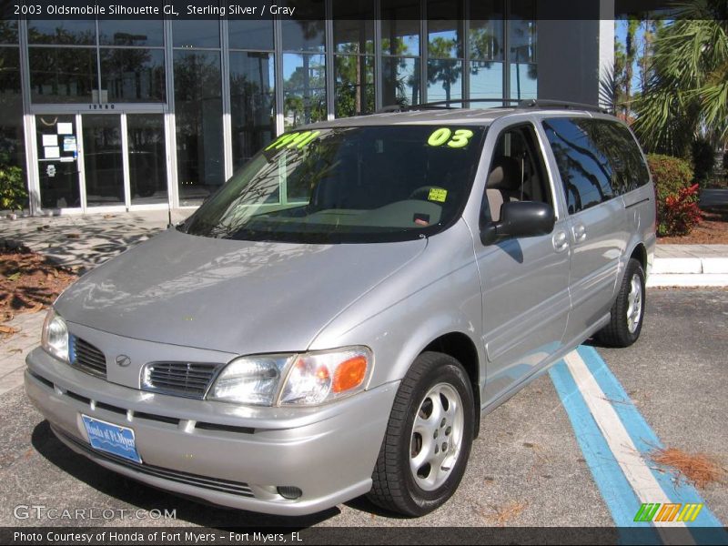 Sterling Silver / Gray 2003 Oldsmobile Silhouette GL
