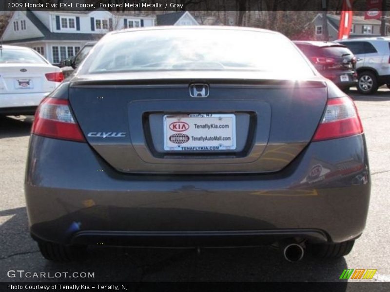 Polished Metal Metallic / Gray 2009 Honda Civic EX-L Coupe