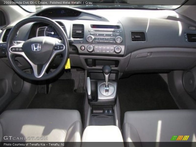 Polished Metal Metallic / Gray 2009 Honda Civic EX-L Coupe