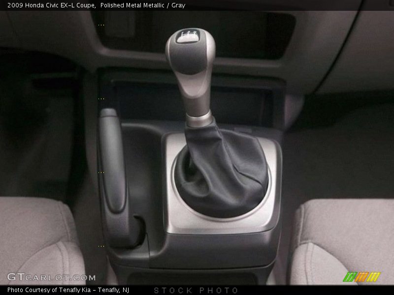 Polished Metal Metallic / Gray 2009 Honda Civic EX-L Coupe