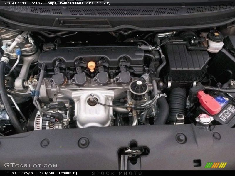 Polished Metal Metallic / Gray 2009 Honda Civic EX-L Coupe