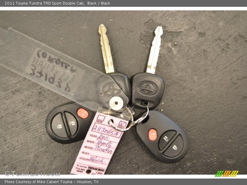 Black / Black 2011 Toyota Tundra TRD Sport Double Cab