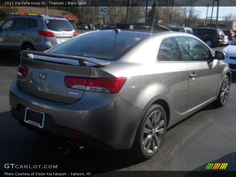 Titanium / Black Sport 2011 Kia Forte Koup SX