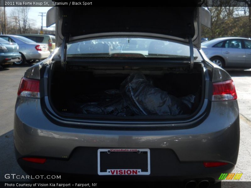 Titanium / Black Sport 2011 Kia Forte Koup SX