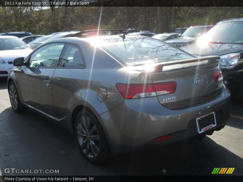 Titanium / Black Sport 2011 Kia Forte Koup SX