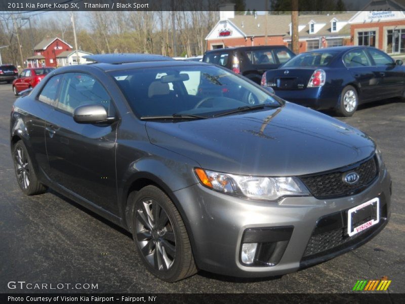 Titanium / Black Sport 2011 Kia Forte Koup SX
