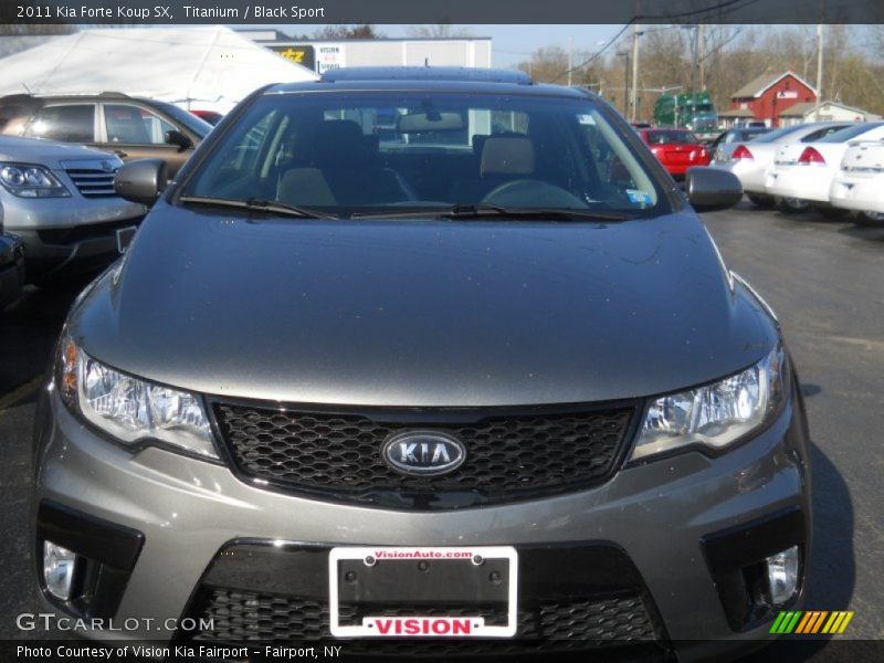 Titanium / Black Sport 2011 Kia Forte Koup SX