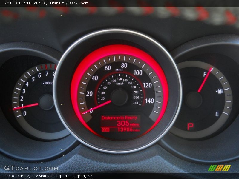  2011 Forte Koup SX SX Gauges