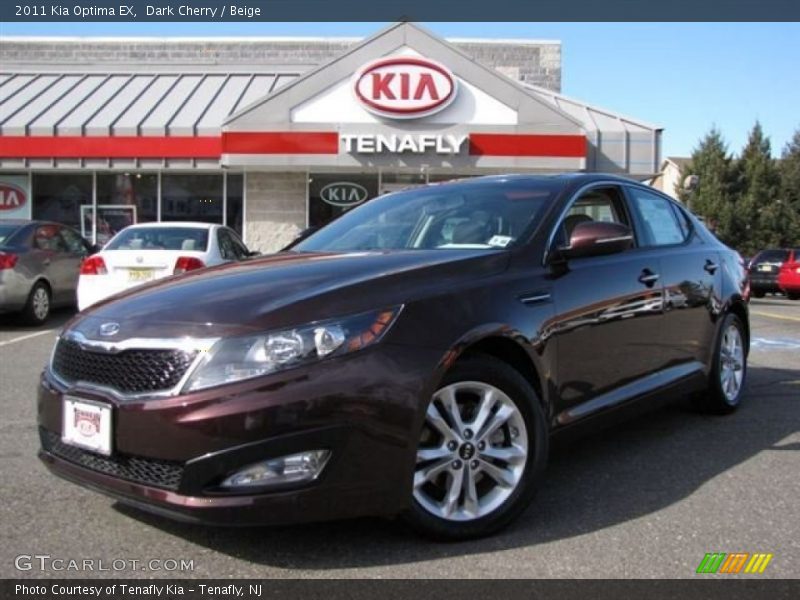 Dark Cherry / Beige 2011 Kia Optima EX