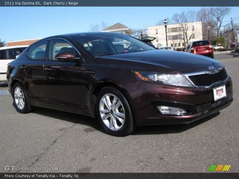 Dark Cherry / Beige 2011 Kia Optima EX