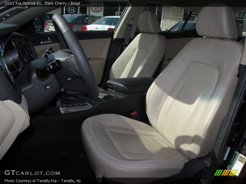 Dark Cherry / Beige 2011 Kia Optima EX