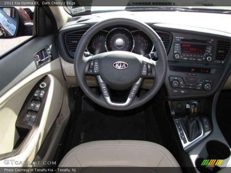 Dark Cherry / Beige 2011 Kia Optima EX