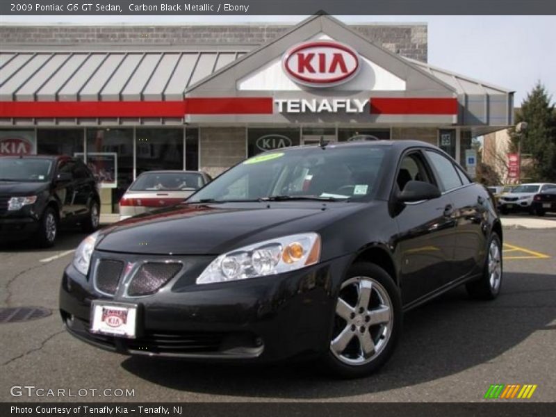 Carbon Black Metallic / Ebony 2009 Pontiac G6 GT Sedan