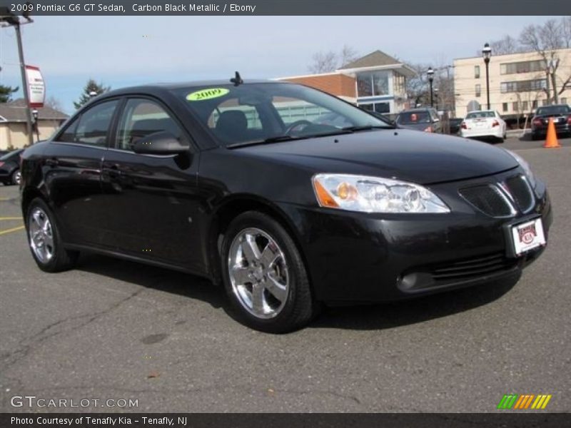 Carbon Black Metallic / Ebony 2009 Pontiac G6 GT Sedan