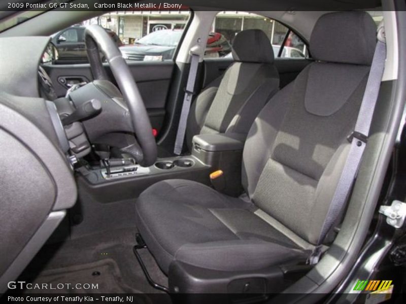 Carbon Black Metallic / Ebony 2009 Pontiac G6 GT Sedan